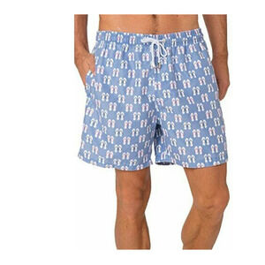 INGEAR Men's Swim Trunks Water Casual Beach Shorts with Mesh Blue Size M 10823
